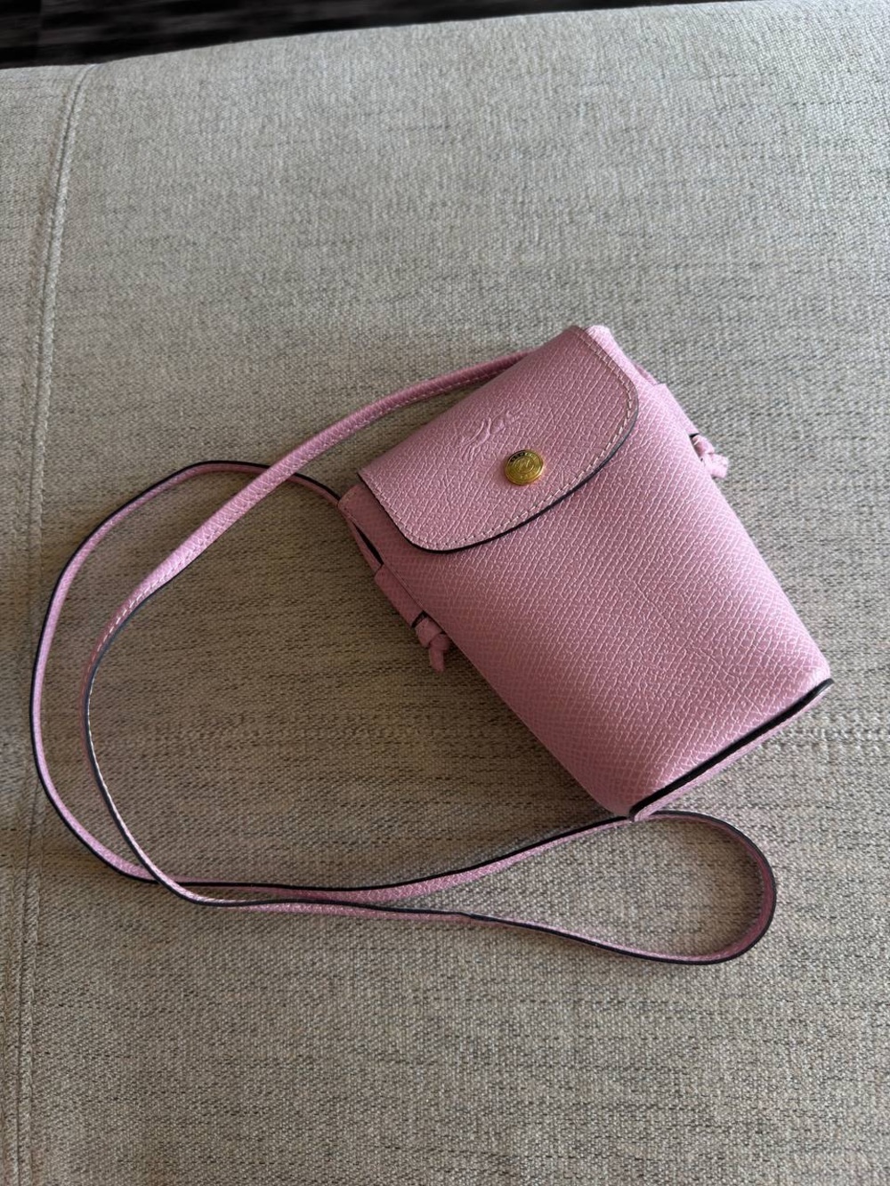 Longchamp Pink Crossbody real leather Bag